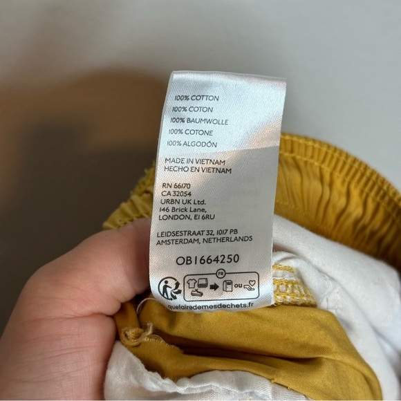 Urban Outfitters Standard Cloth Technical Cargo Pant Mens Gold - Picture 14 of 15